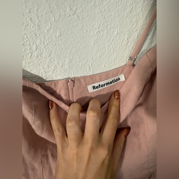 Reformation Eileen Linen Midi Dress - Picture 3 of 5